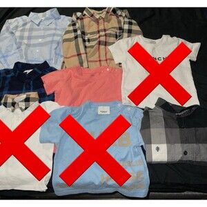 Burberry infants bundle of shirts 12M